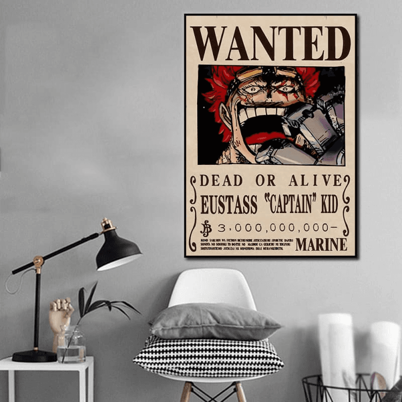 Wanted Eustass Captain Kid Poster - One Piece™